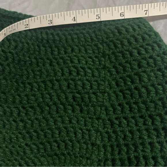 Handmade Crochet Newborn Prop Mermaid Tail Blanket and Starfish Headband - Picture 5 of 13